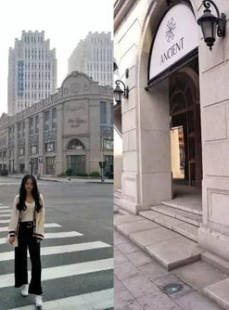 深圳中航中心小姐姐,都市新地标下的时尚风采